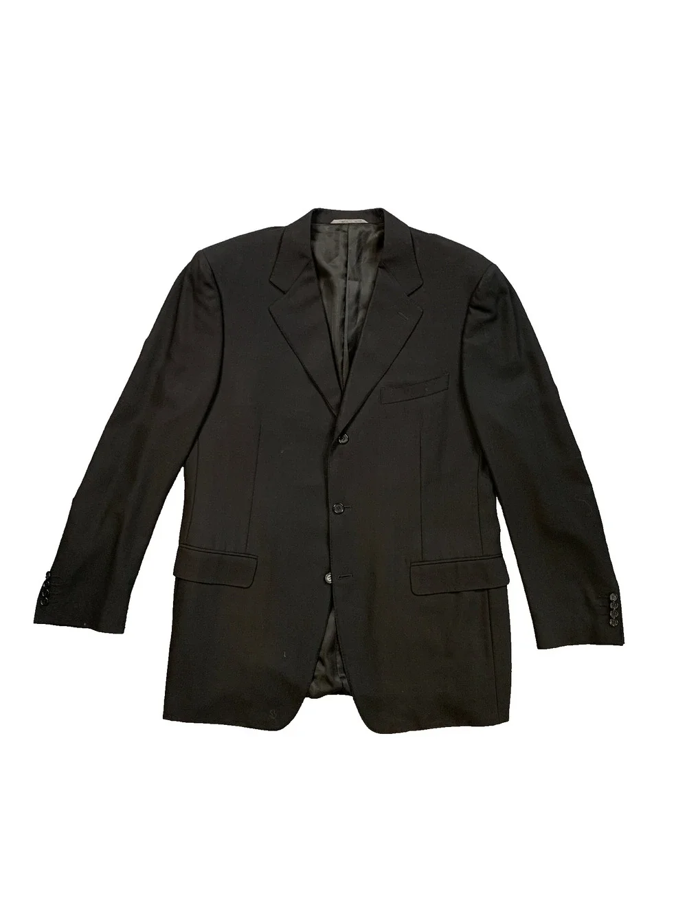 Canali Blazer Mens 44L Long Drop 7 Three Button Single Breasted Formal Business